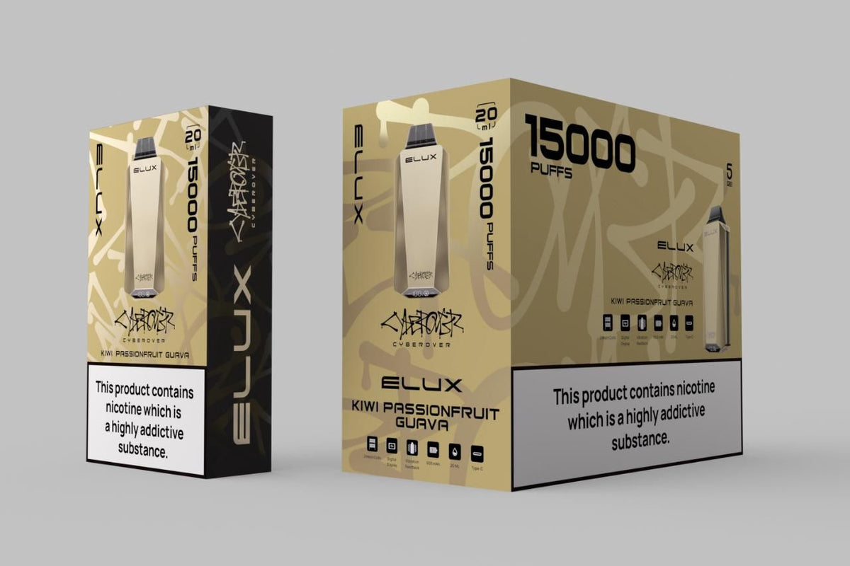 Elux Cyberover 15000 Puffs Pack of 10